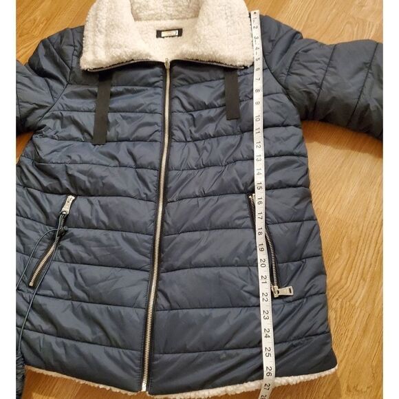 Bernardo Reversible Faux Shearling Puffer Jacket - Picture 10 of 12